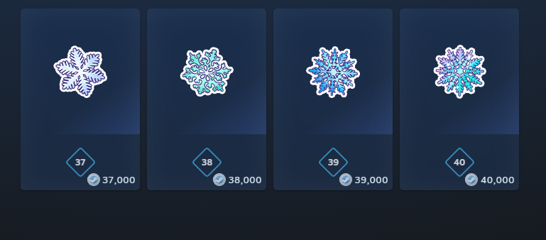 SnowedInChris's tweet photo. STEAM, WHY DO YOU MAKE THE SYMBOL I LOVE SO EXPENSIVE? 

😭

#SteamWinterSale #pointshop #seasonalbadge https://t.co/cKlkcUzlyc