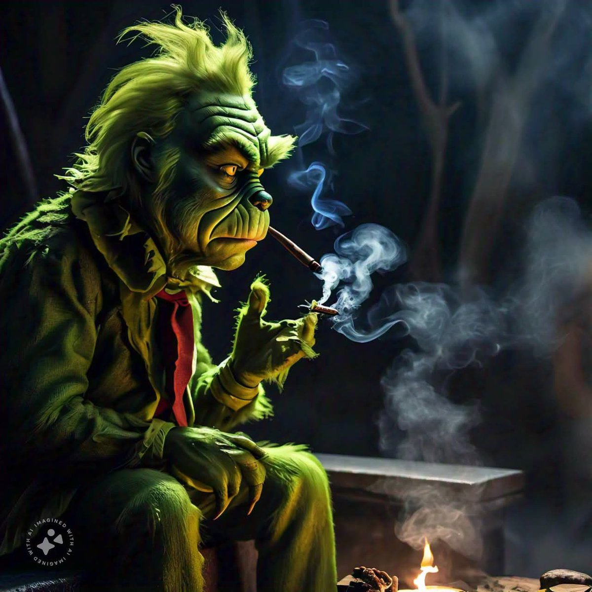 BrandyPan94's tweet photo. Do you think the Grinch helps with delivering? https://t.co/EEAyUQXuuh