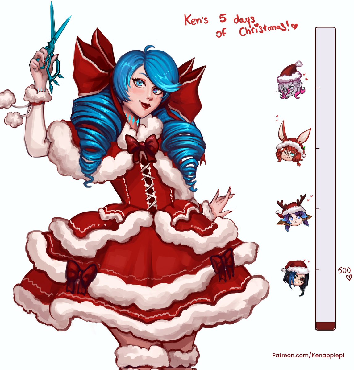 Help Gwen dress everyone up for Christmas!!! 🥺♥️🎄