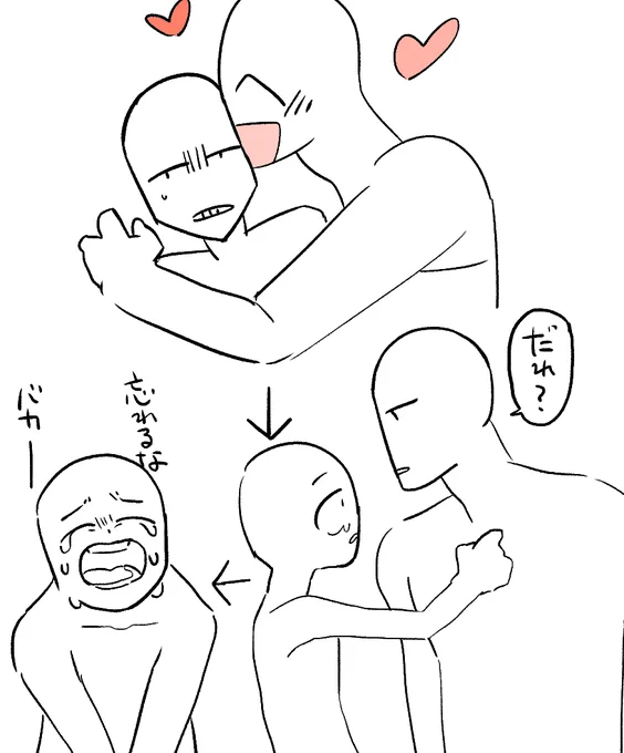 同人誌ネタでも使ってまうくらい
「好き好き一方的に言ってる攻めが突然都合のいい記憶喪失(受だけを忘れる)になり受が攻めを好きな事を自覚し泣いちゃう」の好き 