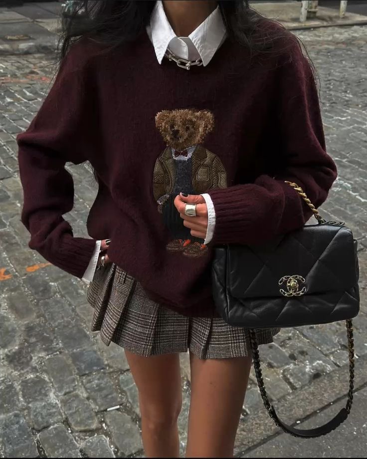 badestoutfit's tweet photo. teddy bear ralph lauren sweater https://t.co/ze6ljFnuoA