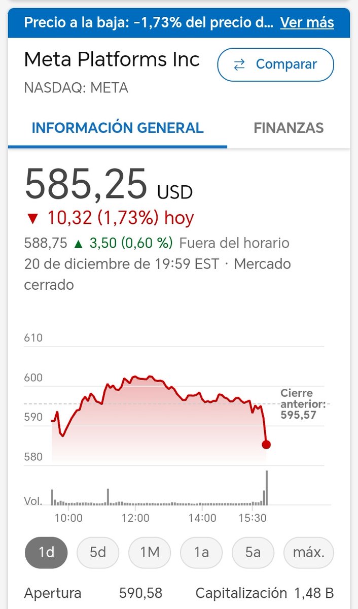 MaromaPolitica's tweet photo. #MetaResponde, ha cerrado muchas cuentas al azar, después de esto tus acciones cayeron. Llegó la hora de pagar Suckerυεrgα. Has invadido la privacidad de tus usuarios impunemente y has censurado comentarios de quienes no se ajustan a tu discurso Tzionatzi. #NaviDed #FelizSabado https://t.co/tn46lGuEW0