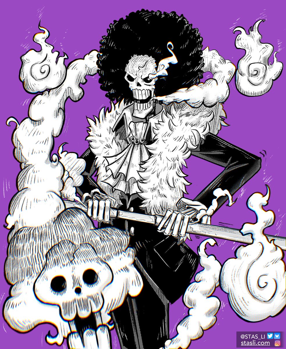 Drawing each Strawhat everyday until manga returns (day 10):

Brook
 ----- 
#Brook #ONEPIECE