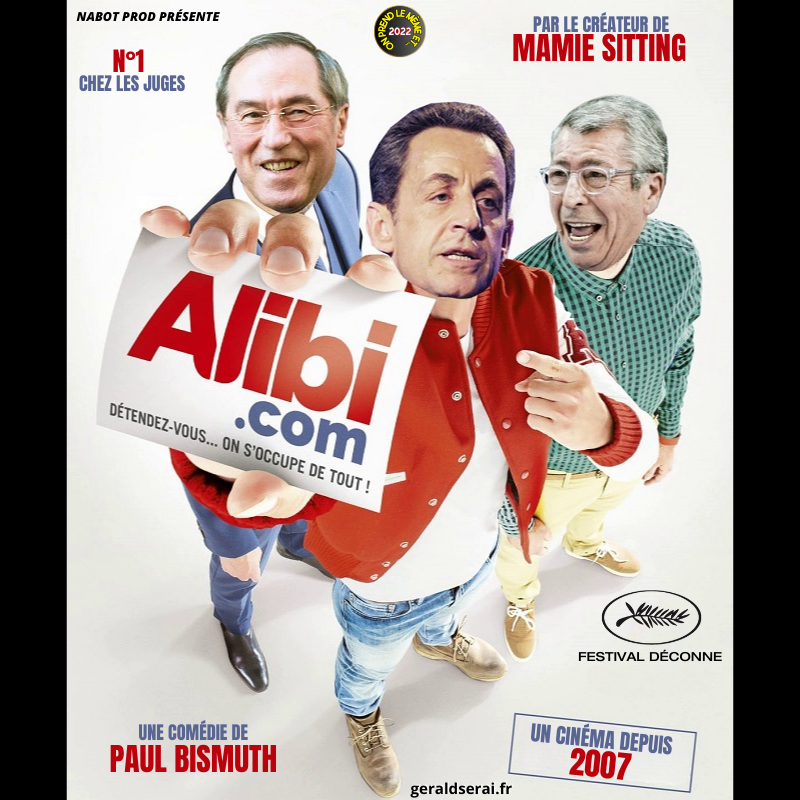 GeraldSerai's tweet photo. On prend le mème et on recommence !

“On peut tout de même dire qu’il Lacheau aux fesses !”

----------
#bfn #breakingfakenews #humour  #meme  #Sarkozy  #condamnation #alibi #film  #alibipointcom #guéant #balkany #labandeafifi #philippelacheau

Impertinemment vôtre ! 😜🔔 https://t.co/YFClqfhT0D