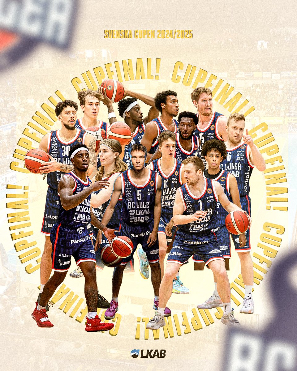 BcLulea's tweet photo. 🔥 BC LULEÅ KLART FÖR CUPFINAL! 🔥

BC Luleå vinner den andra semifinalmatchen mot Uppsala med 89-77 och är därmed klart för final i Svenska Cupen 2024/2025.

Finalen spelas mot Norrköping med start på hemmaplan 28 januari. Finalmatch två spelas på bortaplan 31 januari. https://t.co/8gKbsTRq5j