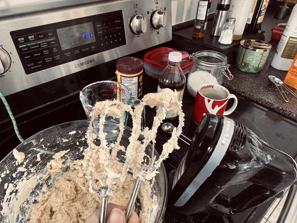 If I’m going to be taken out by raw dough, so be it. 

There are worse ways to go. #HolidayBaking #JustLickIt