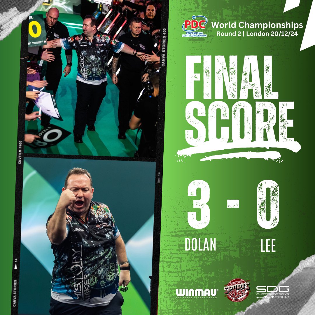 Brendan Dolan (@brendandolan180) on Twitter photo Pleased with the result this afternoon.
More hard work to do on the practice board before the next round.
Thanks for the support today.
📸 <a href="/taylanningpix/">Taylor Lanning</a> Pleased with the result this afternoon.
More hard work to do on the practice board before the next round.
Thanks for the support today.
📸 <a href="/taylanningpix/">Taylor Lanning</a>