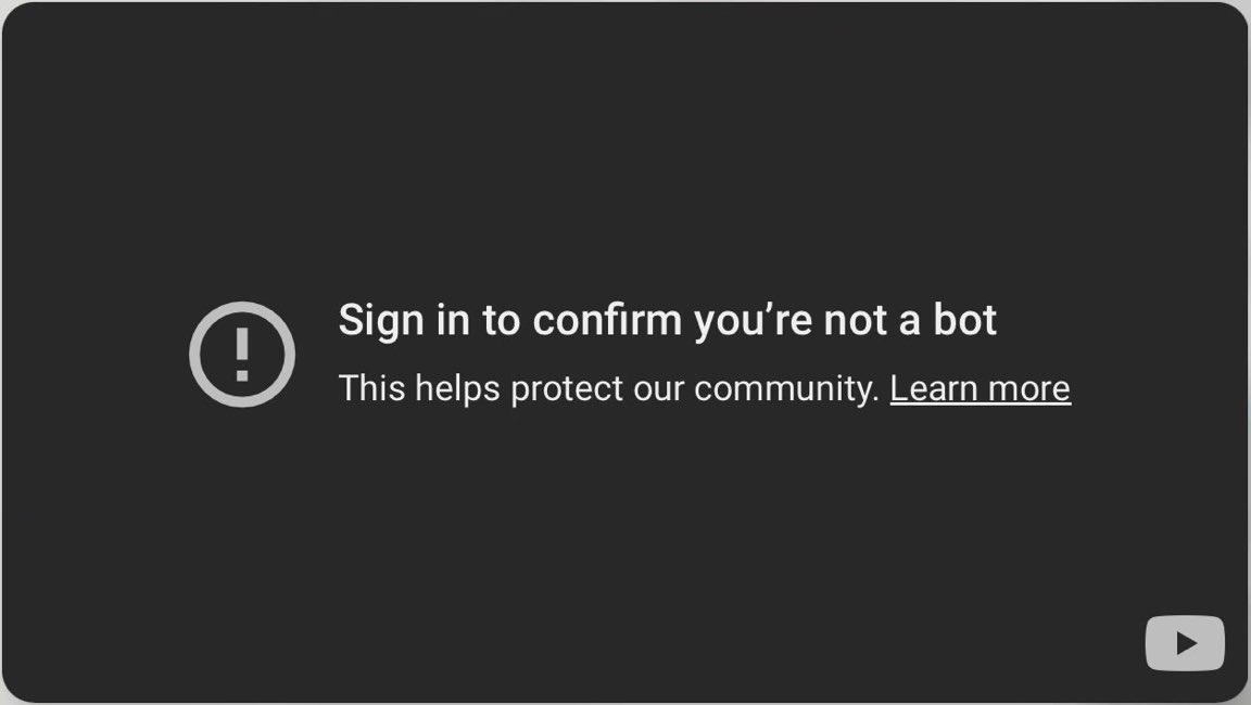 UpholdDissent's tweet photo. @TeamYouTube While browsing an Apple device with #PrivateRelay enabled: https://t.co/ZxZE7t359V