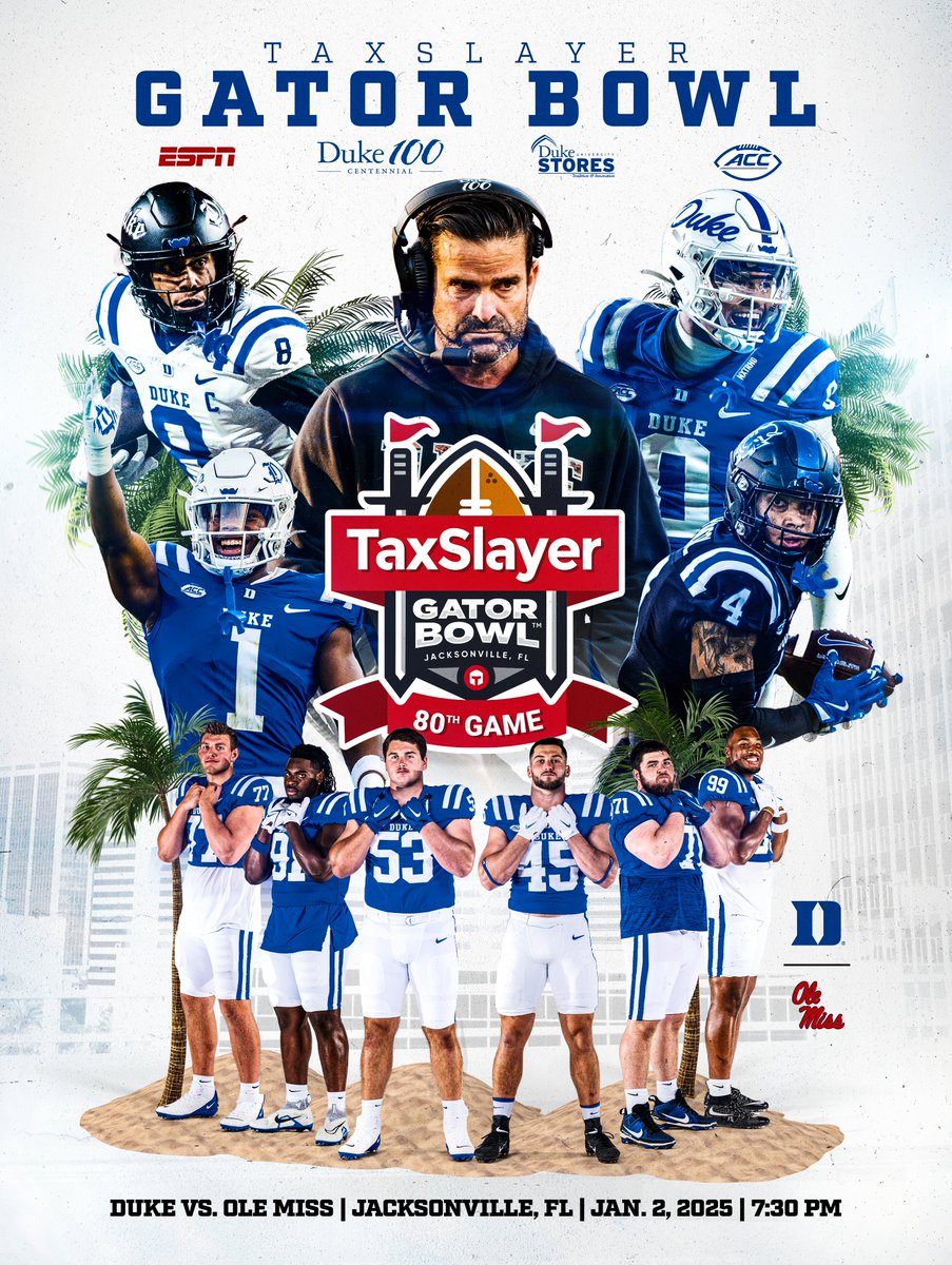 The <a href="/taxslayerbowl/">TaxSlayer Gator Bowl</a> poster 👀
