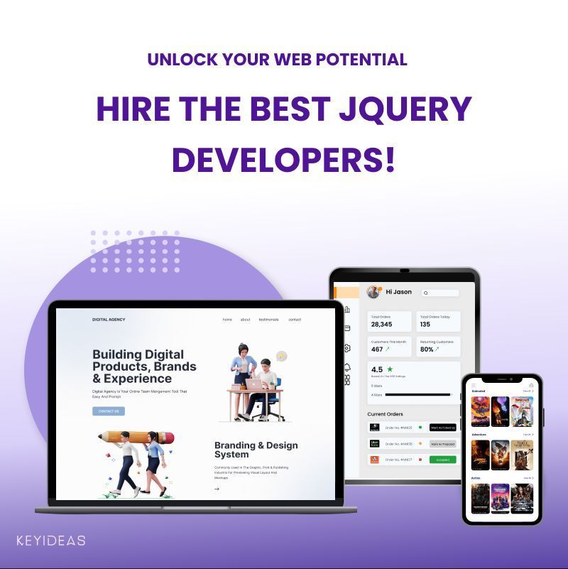 keyideasglobal's tweet image. 🚀 Looking to enhance your website's interactivity? Hire our best jQuery developers and take your web applications to the next level! 🚀
Learn more - buff.ly/3VGhMer
#webdesign #webdeveloper #jquerydevelopers #developers #hiredevelopers #jquery #frontend #development