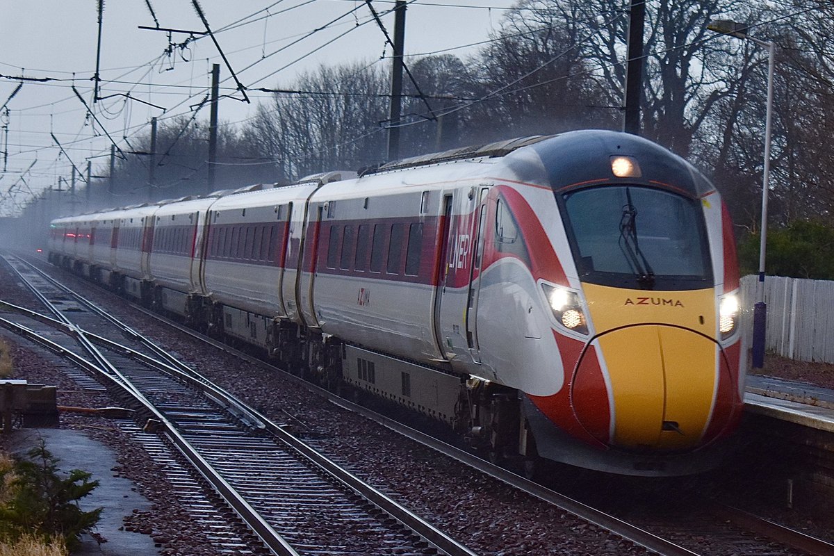 Trainspotting GB (@trainspottinggb) on Twitter photo Some <a href="/LNER/">London North Eastern Railway</a> Azuma action at Prestonpans today as 1S08 and 1S09 head to Edinburgh.
Believe it or not these pictures were only taken about 10 minutes apart (enough time for it to start chucking it down). Some <a href="/LNER/">London North Eastern Railway</a> Azuma action at Prestonpans today as 1S08 and 1S09 head to Edinburgh.
Believe it or not these pictures were only taken about 10 minutes apart (enough time for it to start chucking it down).