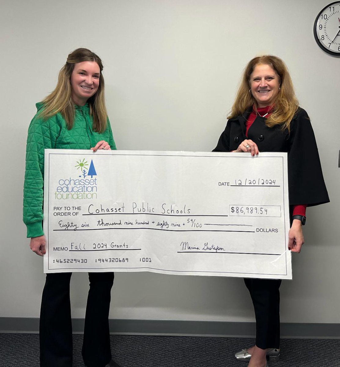 The CEF board is pleased to announce that we have awarded $86,989.54 in our Fall 2024 grant cycle! Our December newsletter detailing the grants is in the link below. We can’t wait to see these grants in action in 2025!💚💙

conta.cc/3DF2foM
