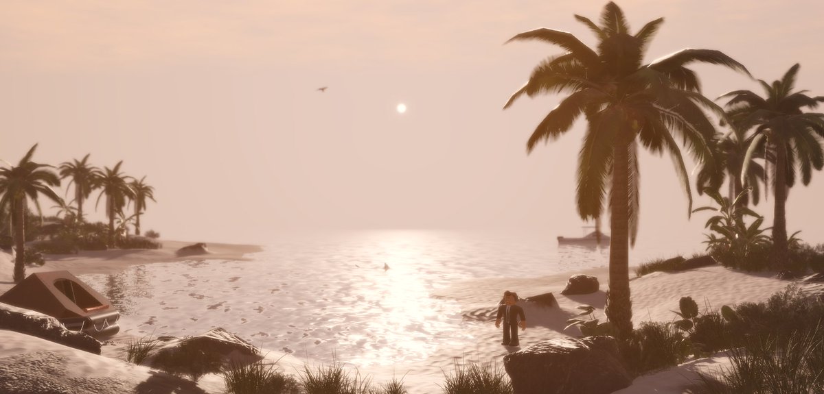 Lost at sea... 🍹🏝️

Got bored and did a quick lil update to a showcase map from earlier this year.

Inspired by Stranded Deep. 
#RobloxStudio #RobloxDev #ROBLOX
