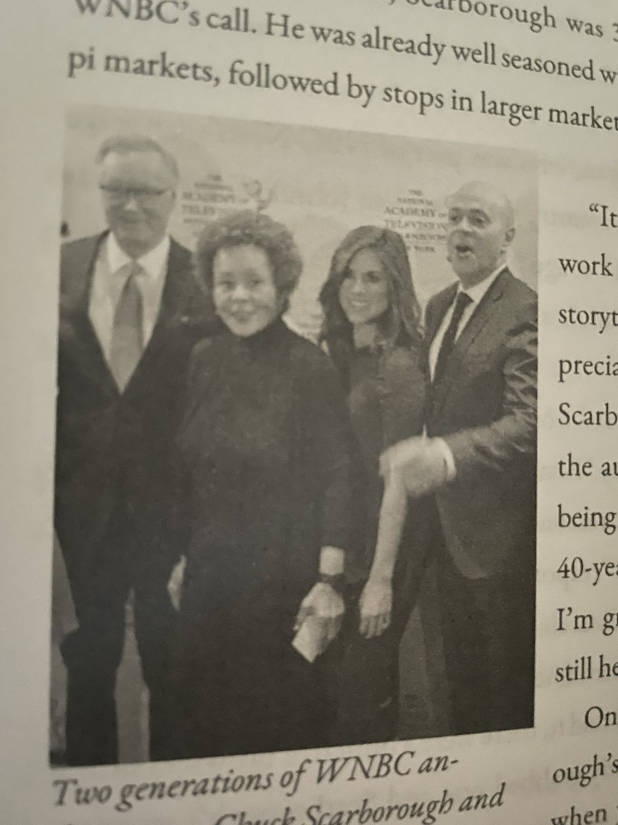JerryBarmash's tweet photo. Passing the baton at WNBC, as David Ushery adds Chuck Scarborough’s 6pm cast. Many Chuck (and Sue) memories fill the pages of “Here Now the News.” Get your copy, or give it as a gift. Check out Amazon today! #HolidayGifts #wnbc #anchors #books #broadcasting https://t.co/MHEHEIOTFi