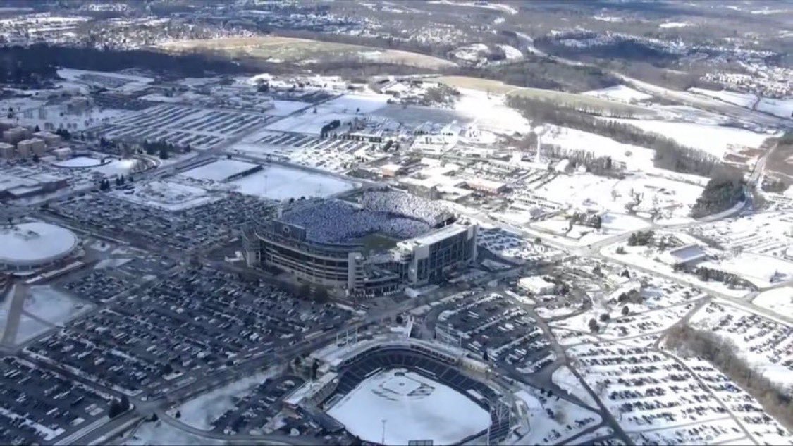 barstoolsports's tweet photo. Happy Valley in late December is the definition of Football Weather @UnnecRoughness https://t.co/ibLEZLhY39
