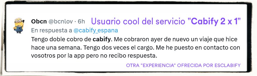 EnLuchaVTC's tweet photo. 🥳 Usuario 🆒 que generosamente engorda las arcas de #Cabify📴 disfrutando la "experiencia" del servicio "Cabify 2X1" ☛ Viajas una vez y te cobran dos 😆 

#DeleteCabify #BoycottCabify #CabifyStrike #CabifySlaver #FuckCabify #CabifyShame #CabifyThief #CabifyFiles #CabifyShutDown https://t.co/eTxSoa83WW
