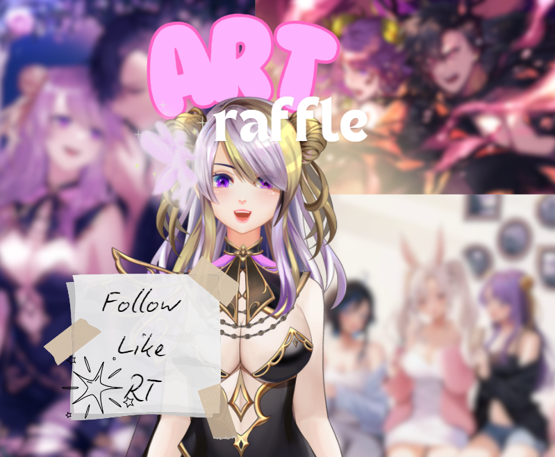 StrifeyEN's tweet photo. SFW ART RAFFLE  
featuring (you) and Strifey  

1 winner to be selected on the 21st January  

Follow, Like & RT to enter. 
(optional) Show me your vtuber/oc!