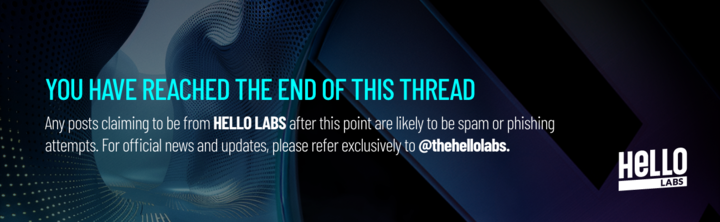 thehellolabs's tweet photo. Exciting developments are coming in 2025. As a $HELLO holder you are at the center of it all, & we are ending the year on a high note with a community space on Dec 27 to answer your questions and share more about what’s ahead.

Stay in the loop with our socials for more details over the coming weeks, and check out the full roadmap now: https://t.co/vyYvTnZiGe