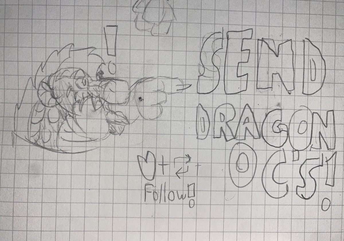 HIII PLEASE SEND DRAGON OCS!! I WOULD LIKE TO DRAW THEM !!