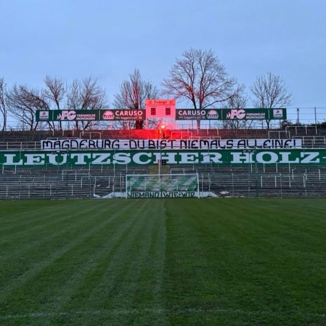 In diesen schweren Zeiten sind unsere Gedanken in Magdeburg. Wir senden Grün-Weiße Grüße an alle Magdeburger:innen! 💚🕊️🙏🏻