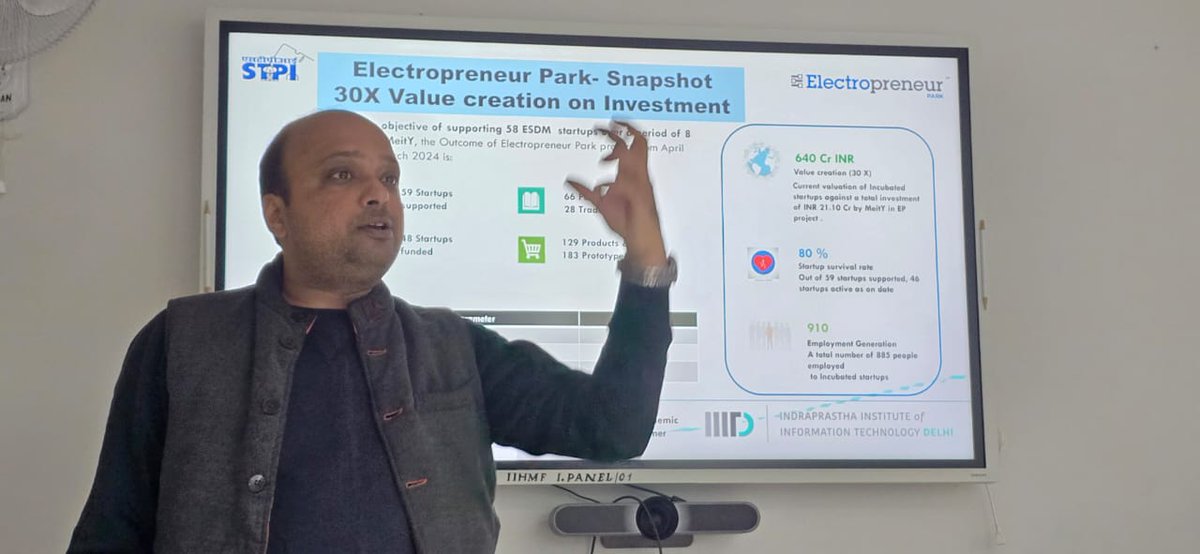 StpiEpDelhi's tweet image. An outreach event for #OpenChallengeProgram of @StpiEpDelhi  conducted at @MNNITALLD @iihmf2022 to educate startups, innovators about the vision and mission of #ElectropreneurParkDelhi and motivate them to participate.
@stpiindia @arvindtw @GoI_MeitY @iesaonline @guptaa_sanjay