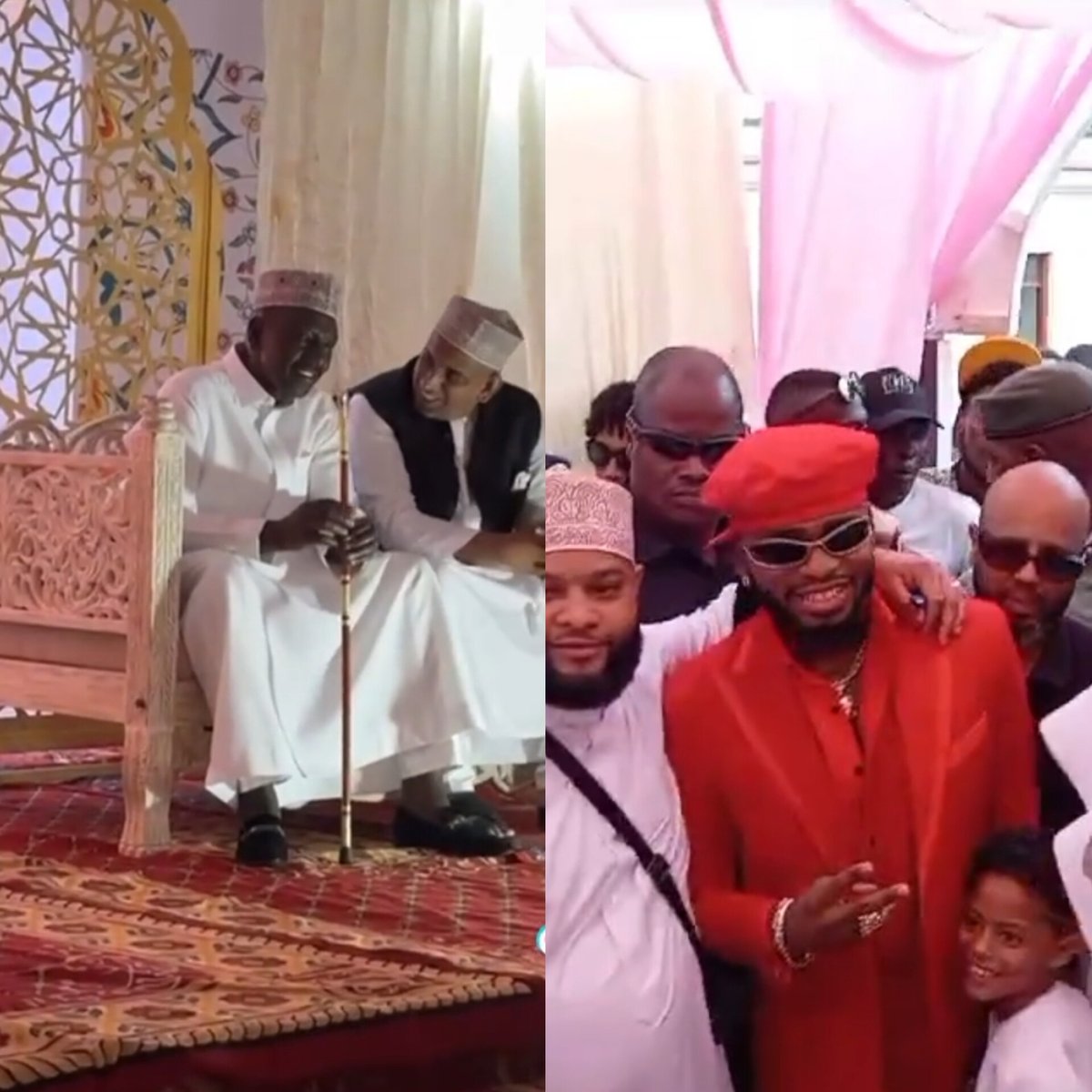 Diamond Platinumz and President William Ruto attend business mogul Imran Khosla son's wedding.

The vehicles in that wedding were high end 🤐