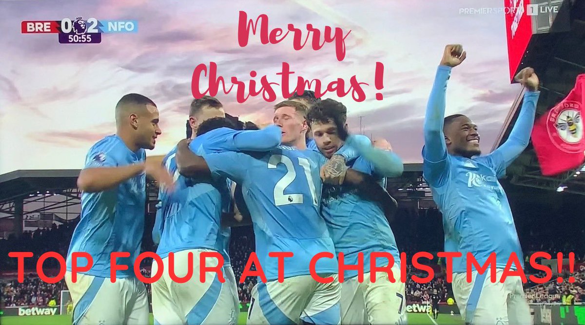 MJSwindale's tweet image. Merry Christmas #nffc fans.

It might not last, but let’s enjoy the journey!