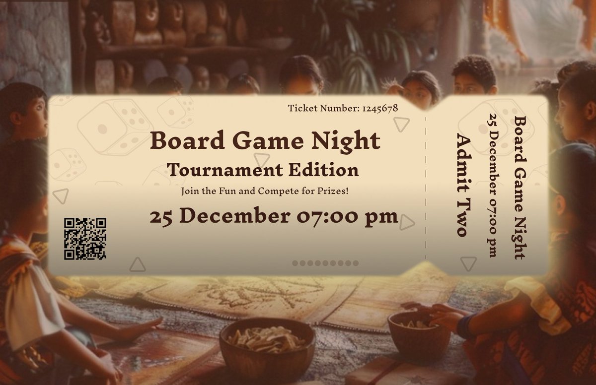 sharmavaishal10's tweet image. Designed an Event ticket for a board game night- combining creativity and a touch of fun to make every event memorable. What’s your favourite board game moment? Let’s roll the dice on design! 🎲
#uxdesign #eventticketdesign