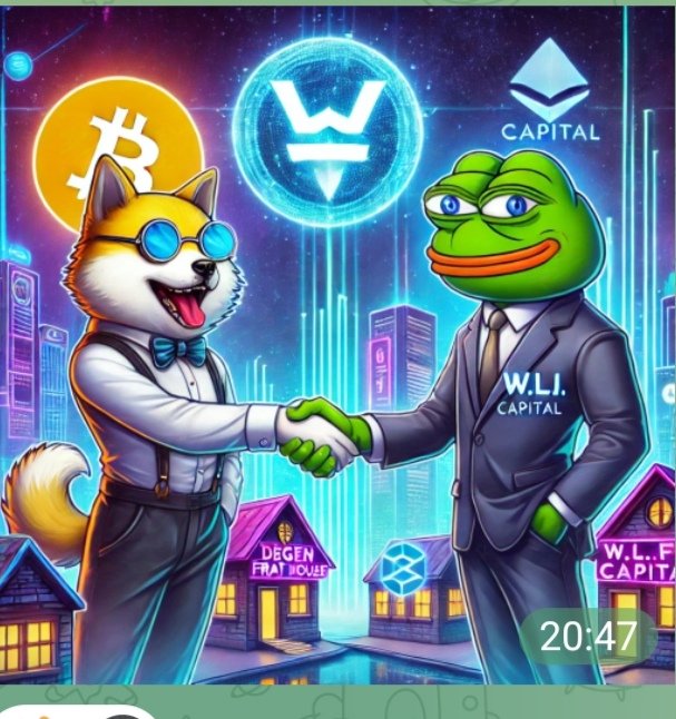 The <a href="/degenfrat/">Degen Frat House DAO</a> ,which has launchedon@daosdotfun
and aims to be 100% community-driven, is already dazzling with its vision.

As the WLI Capital family, we are proud to support this amazing DAO.

Telegram : t.me/+Tfz-Uug7PVU0M…