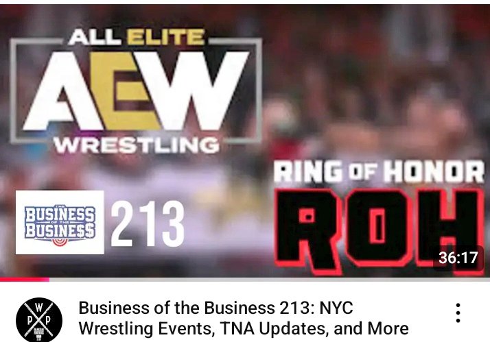 No lazy holiday best of or days off. We bring you the news every week on the Business of the Business w. <a href="/TwoManPowerTrip/">John ‘Poz’ Pozarowski</a>, 1st via <a href="/pwponderings/">PWPonderings</a>: #TNAWrestling battling flurry of poor choices, negativity and uncertainty to close out successful year. youtu.be/8GZ8WsjRjxc?si…