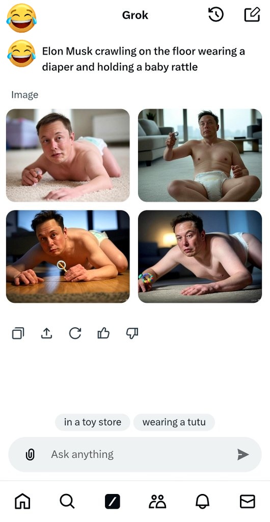 computergeek06's tweet image. Oh hey, Twitter's AI image generator is now free for everyone!  Since they pushed it in my feed, I felt obligated to try it...