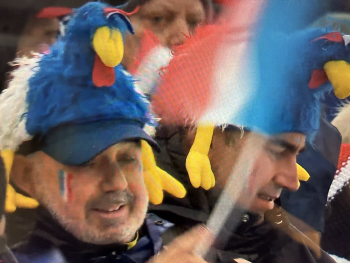 FlyingCloud01's tweet image. More chicken hats. Annecy, France.