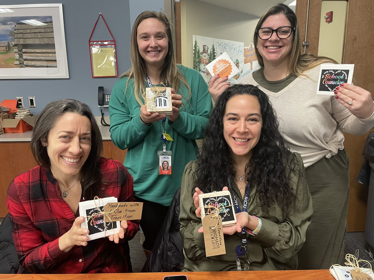 MCIU transition students made wonderful coasters for gifts for our well deserving OSS mental health staff!   Have a great winter break!