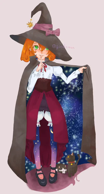 ハァ…ハァ…描けた…!!ラフからちびちび進めて合計作業時間11時間4分ですって!『宇宙マント描きてえよなー』から本当に無計画で描きながら試行錯誤しながら仕上げました!なんか今テンションが変!!