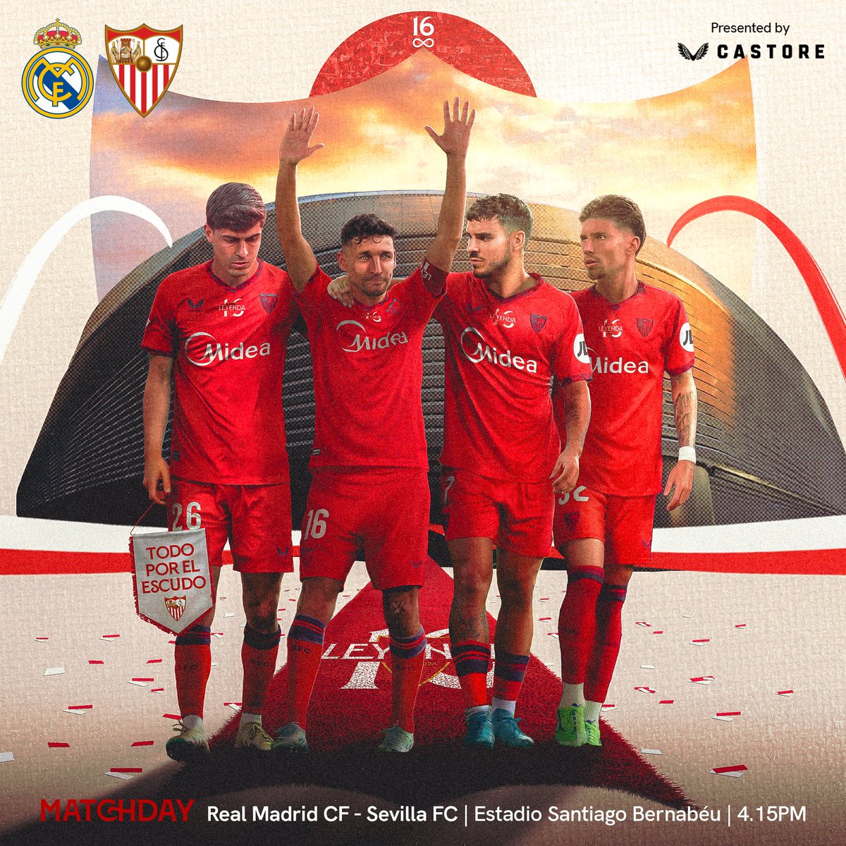SevillaFC's tweet photo. 🥹 Llegó el día que nadie quería que llegara.

Ayer, hoy y siempre. 𝙏𝙤𝙙𝙤 𝙥𝙤𝙧 𝙚𝙡 𝙚𝙨𝙘𝙪𝙙𝙤. 🤍❤️

#RealMadridSevillaFC | #DespedidaDeLeyenda https://t.co/cBjsxmnw4L