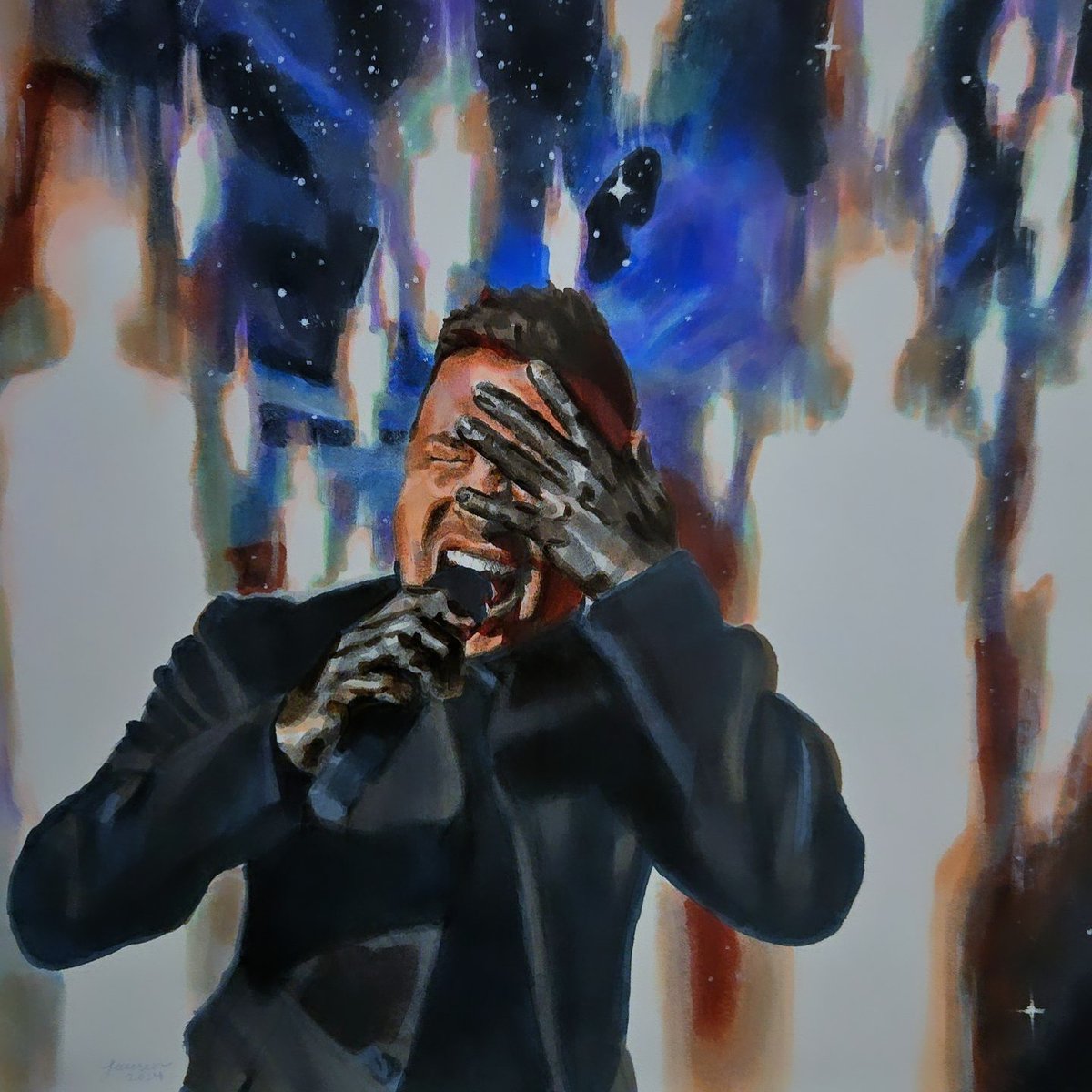 drawnto_life's tweet photo. "I can feel the light shine on my face"

Can't stop thinking about this performance 

@tylerrjoseph @twentyonepilots
#cliqueart #arcane #theline #twentyonepilots #thegameawards https://t.co/h3n8NPp82O