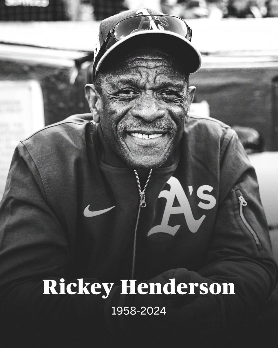 Rickey Henderson, a Baseball Hall of Famer and MLB’s all-time leader in stolen bases, has died at 65, according to a statement from his family.