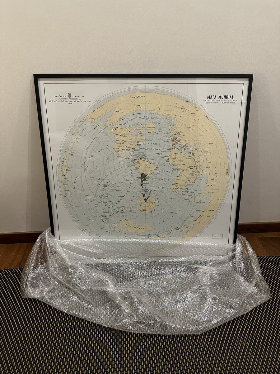 I just received this wonderful map as a gift. Tell me the world doesn’t feel a bit like this lately.