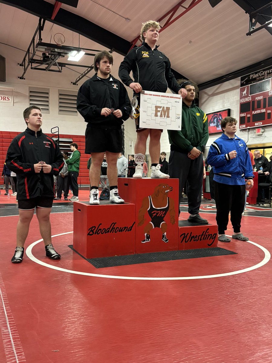 Congratulations to these 3 for making the podium at the 2 day Fort Madison tournament: Jarod Anderson 5th, Isaiah Smith 4th, &amp; Anthony Keys 3rd. The 12 wrestlers placed 8th as a Team out of 22 with everyone scoring bonus throughout the tournament. <a href="/CRCougars/">CR Kennedy</a>