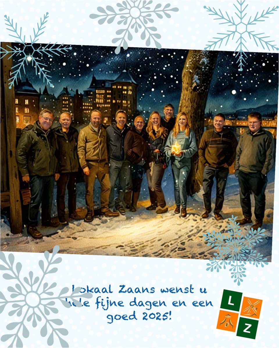 Lokaal Zaans wenst iedereen fijne dagen en een mooi 2025!🌟 <a href="/GemZaanstad/">Gemeente Zaanstad</a>