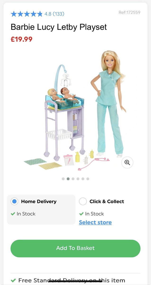 jammdevlin's tweet photo. Absolutely DISGUSTED by this from @Mattel and @Argos_Online. What were they thinking!!? 😞

#LucyLetby https://t.co/NuXAVA1sTv