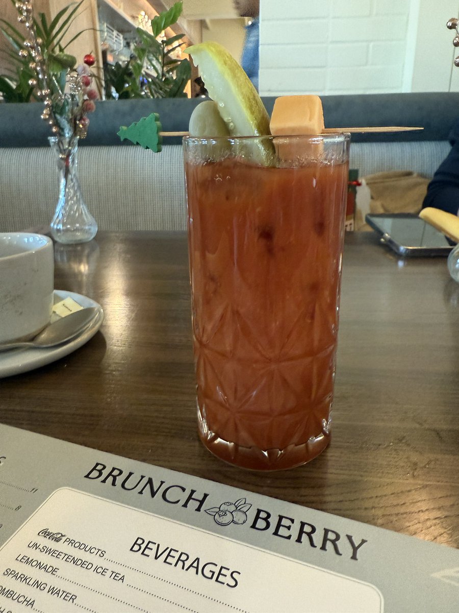 OutForBloodies's tweet photo. Catching up with friends and family over the holidays? Brunch Berry in New Berlin is a popular spot: https://t.co/rhdggXDbkz #BloodyMary https://t.co/Stx4CbqMpI