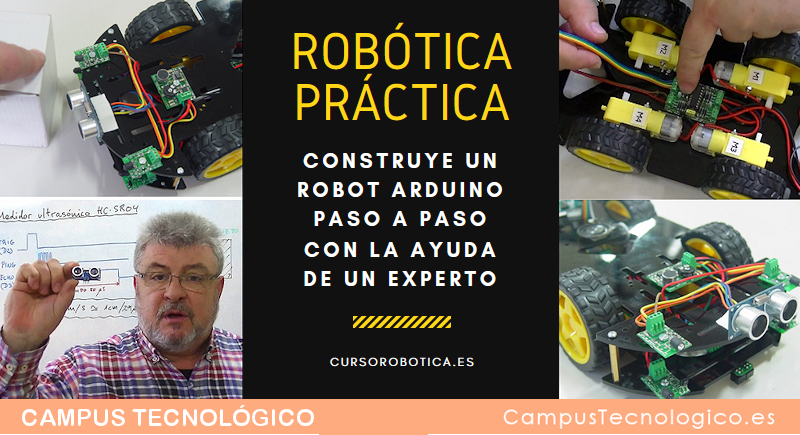 arduino_robot_'s tweet image. Aprende a montar y programar un robot Arduino paso a paso con la ayuda de un experto. Curso tutorizado* y online** en el Campus Tecnológico #Robótica
cursorobotica.es

*Un experto te acompaña durante todo el curso.
**Desde tu casa, a tu ritmo y con el horario que desees.