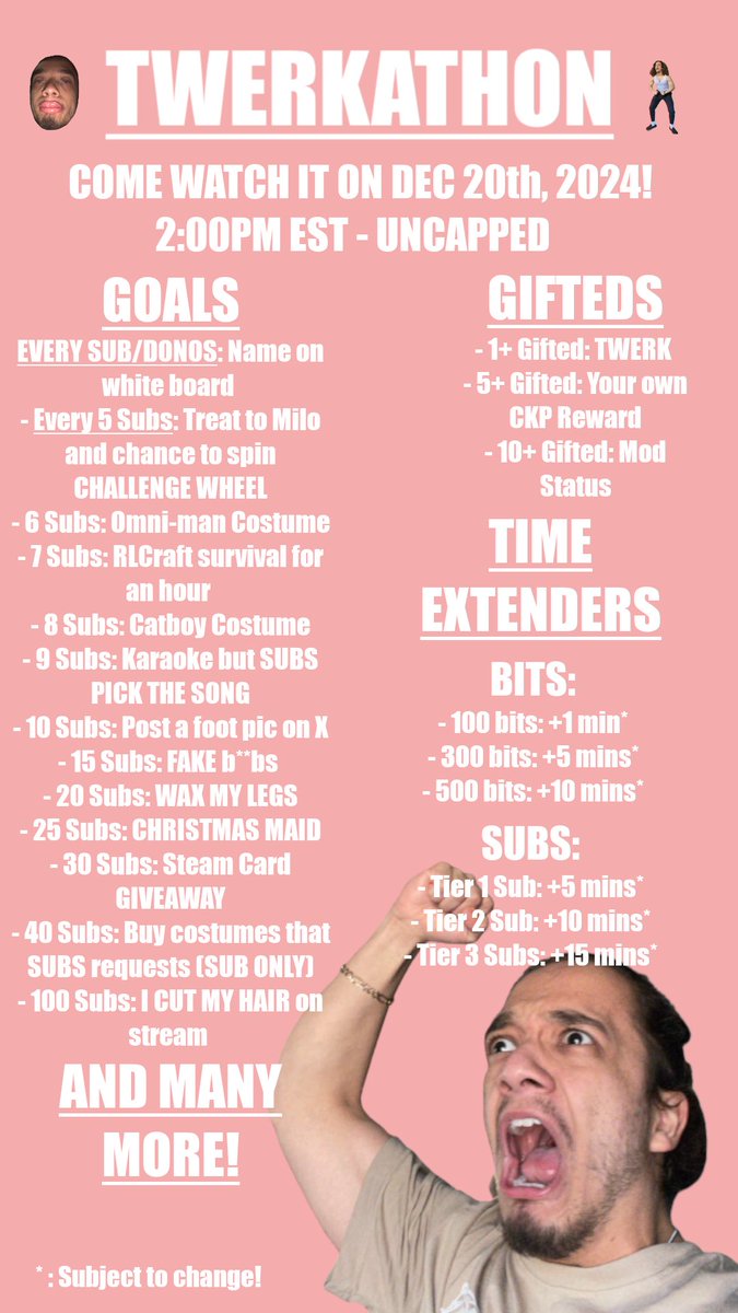 theotherloudguy's tweet photo. DAY TWO OF THE SUBATHON🔥🔥🔥 https://t.co/pc53jmfzYT