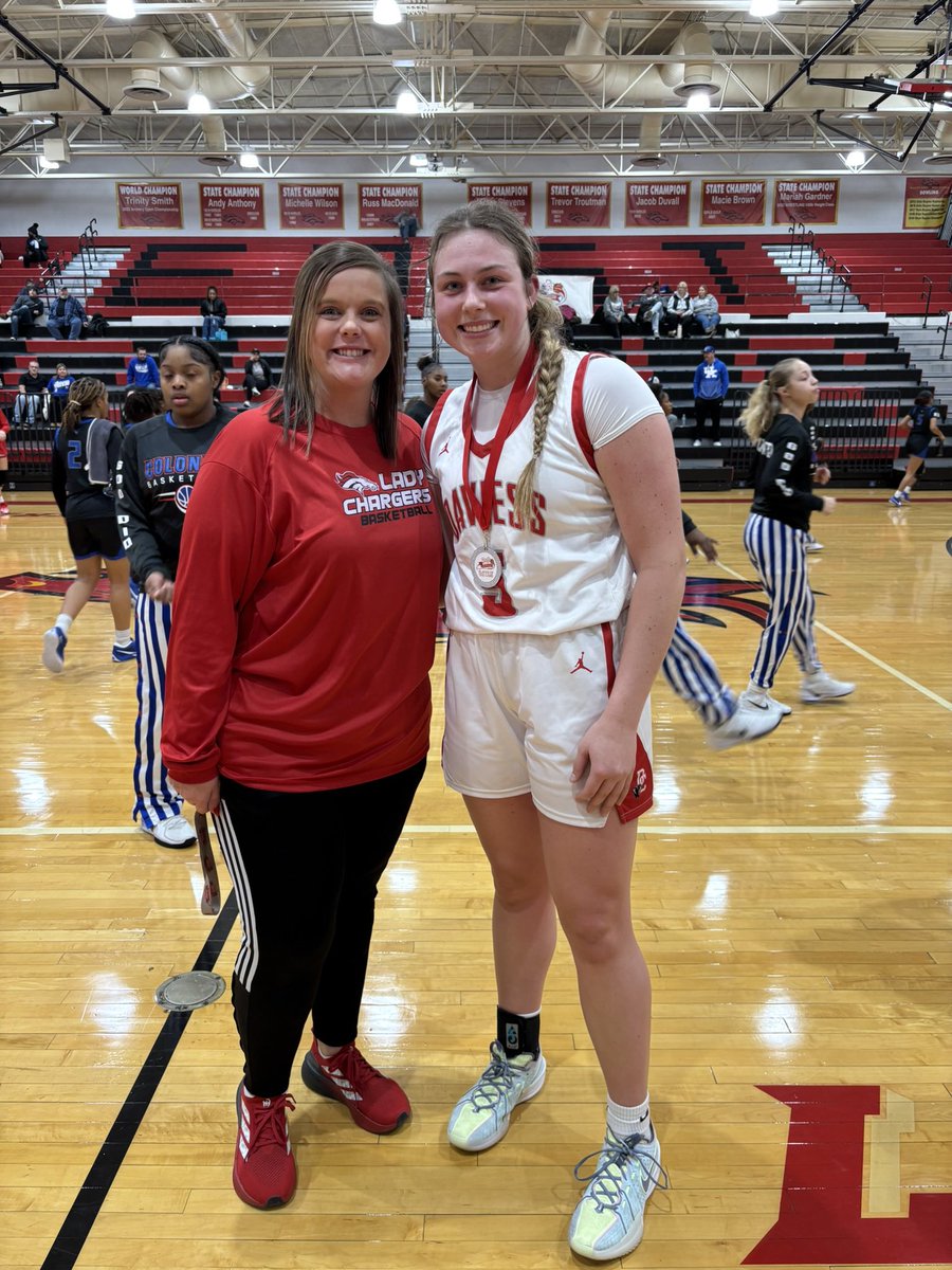 DCHSLadyPanther's tweet photo. Congrats again to @ZoeyBeehn for being named Player of the Game, finishing with 15pts and 11 rebounds after receiving the official stats. #doubledoublemachine🔥 https://t.co/Q8UnpWR5Vj
