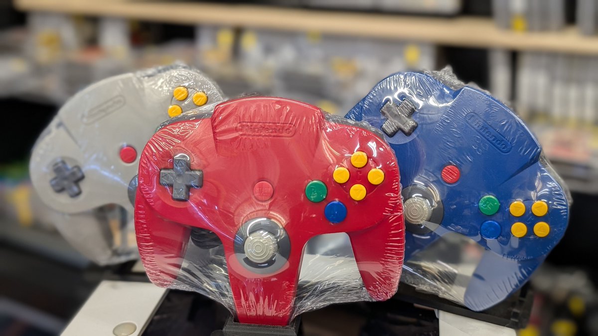 VideoGamesNYC's tweet photo. If you're looking for original N64 controller then we got you covered as not only do we clean and test each controller but we've also installed a new joystick for more countless hours of #N64 goodness! All of these services are available at our store!
#RetroGaming #MoreInStore https://t.co/dNvM1ld3wS