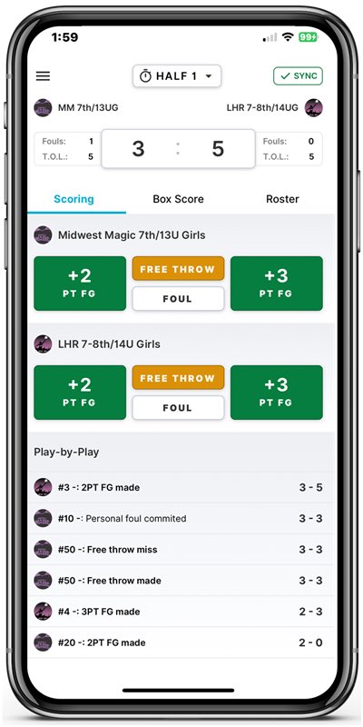 OneDayShootouts's tweet photo. 🏀Fastbreak Score e-scorebook app is now available. Track player/team scoring &amp; statistics with active box scores &amp; live play-by-play. 
 
Add team roster (jersey numbers) and you’re good to go!

 Switch between “simple” or “advanced” modes. Have fun!

Apple Store &amp; Google Play https://t.co/fsLVbUFRVE