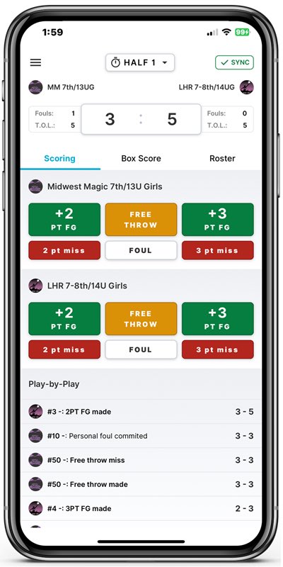 OneDayShootouts's tweet photo. 🏀Fastbreak Score e-scorebook app is now available. Track player/team scoring &amp; statistics with active box scores &amp; live play-by-play. 
 
Add team roster (jersey numbers) and you’re good to go!

 Switch between “simple” or “advanced” modes. Have fun!

Apple Store &amp; Google Play https://t.co/fsLVbUFRVE