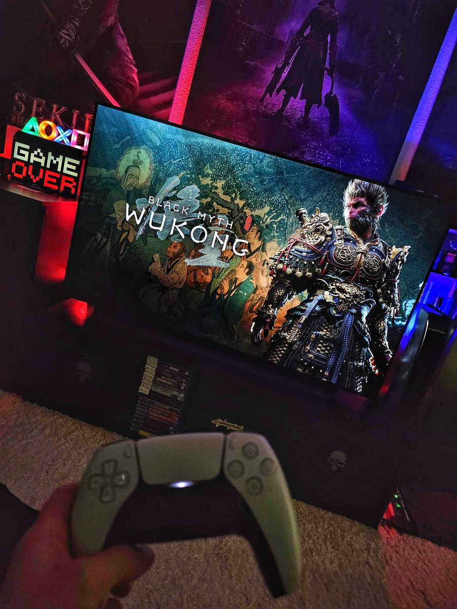 AdrianIFit's tweet photo. Weekend activities 🖤
@BlackMythGame https://t.co/kXFLetYa5A