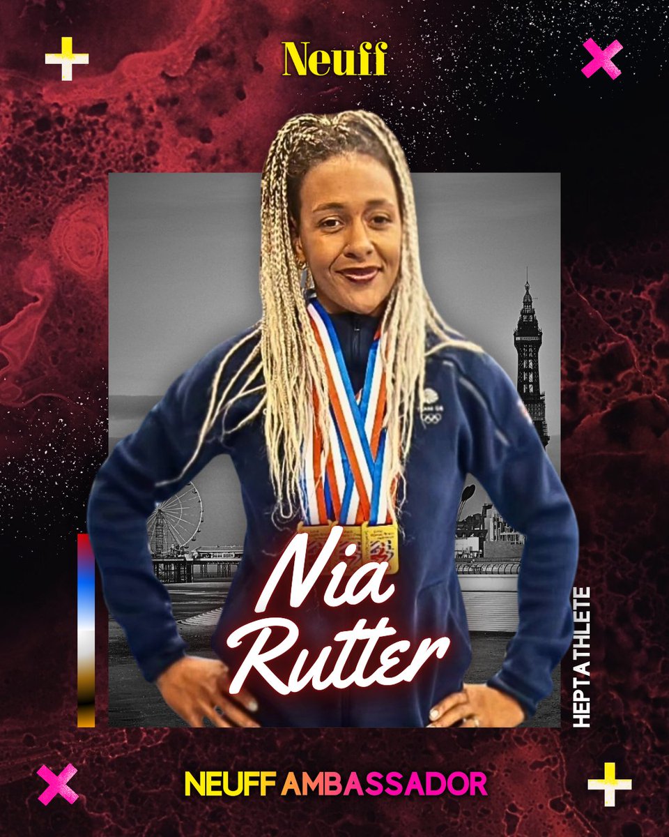 NeuffAthletic's tweet photo. Our final ambassador for 2025 is the simply supreme Nia Rutter! πͺ
Nia has been active in the athletics community for almost 30 years and she was also a quarter-finalist on BBC's Gladiators earlier this year! π€―
https://t.co/lhw4oCp2ZA
#Neuff #NeuffAmbassador https://t.co/yuN9t4uiJN